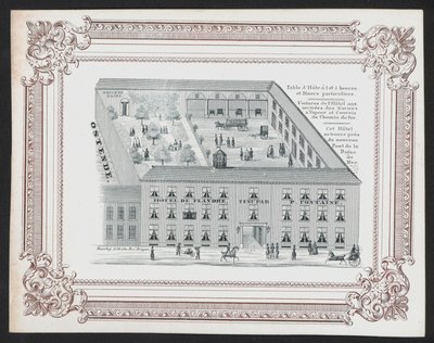 Tarjeta comercial de hotel de European School
