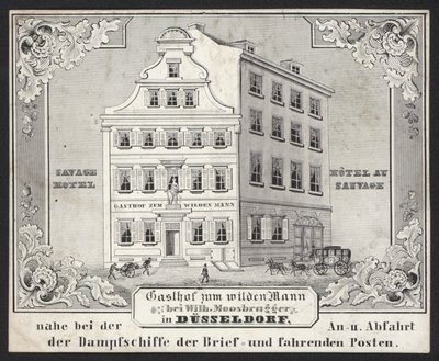 Tarjeta comercial de hotel de European School
