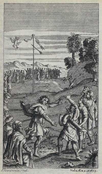 Ilustración para la traducción de la Eneida de Virgilio por John Dryden de European School