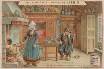 Dentro de una Casa Campesina en Francia de European School