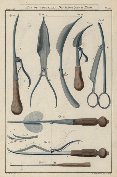 Instrumentos para cirugía de hernia de European School