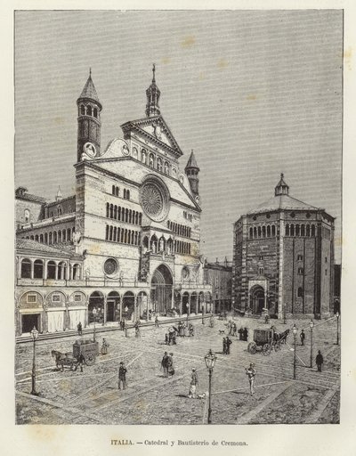 Italia - Catedral y Baptisterio de Cremona de European School