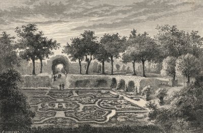 Jardines Bordados de las Tullerías bajo Enrique IV de European School