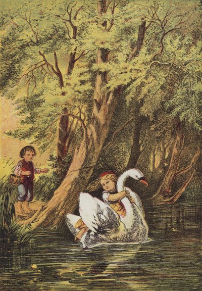 Jean Et Marguerite (litografía en color) de European School