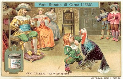 Jeffrey Hudson, enano y bufón de la corte inglesa en la corte del Rey Carlos I y la Reina Enriqueta María de European School