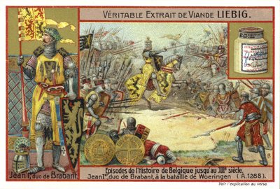 Juan I, Duque de Brabante, en la Batalla de Woeringen, 1288 de European School