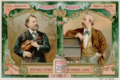 Joseph Joachim y Hans von Bülow de European School