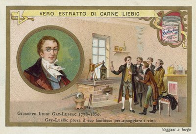 Joseph Louis Gay-Lussac, químico y físico francés de European School