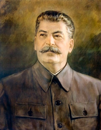 Joseph Stalin, revolucionario bolchevique georgiano y político y dirigente soviético (litografía en color) de European School