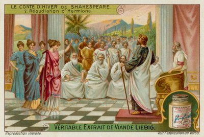 El Rey Leontes acusa a la Reina Hermione de infidelidad de European School