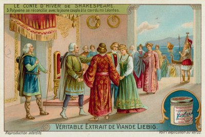El Rey Polyxenes se reconcilia con Perdita y el Príncipe Florizel de European School