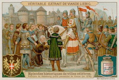 El Rey Rodolfo I Entra en Viena en 1276 de European School