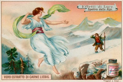 Espectro de luz en los Alpes de European School