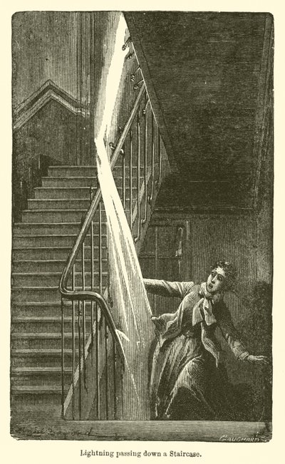 Rayo bajando por una Escalera de European School