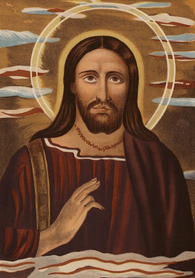 Imagen de Jesucristo: Del Baptisterio de Constantino (cromolito) de European School