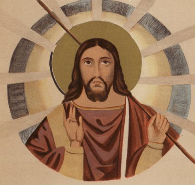 Imagen de Jesucristo: De la Basílica de San Pablo, Roma (cromolito) de European School