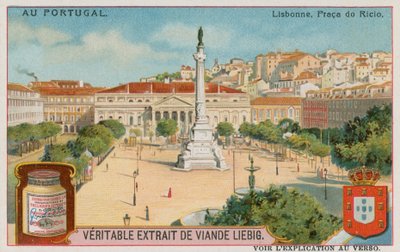 Lisboa, la Plaza del Rossio de European School