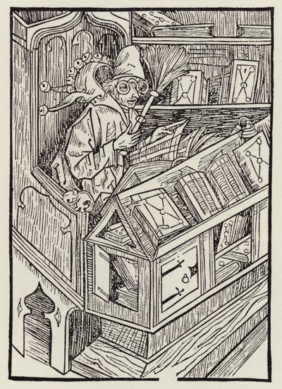Barquito o espejo de los tontos (grabado) de European School