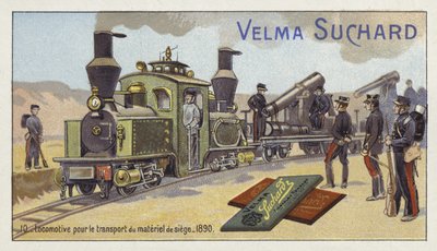 Locomotora para transportar armamento de asedio, 1890 de European School
