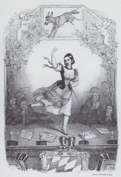 Lola Montez bailando la historia bávara de European School