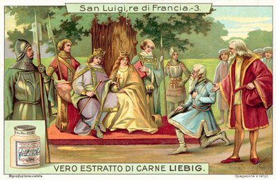 Luis IX de Francia administrando justicia bajo el roble en Vincennes de European School