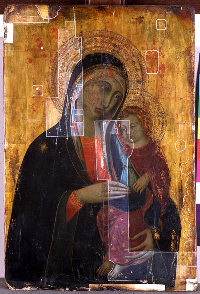 Madonna y el Niño de European School