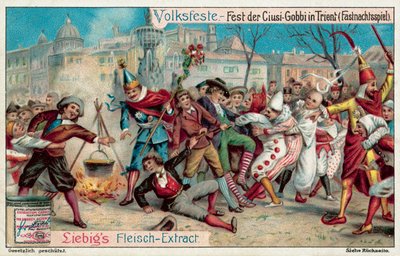 Celebraciones de Mardi Gras en Trento, Italia de European School
