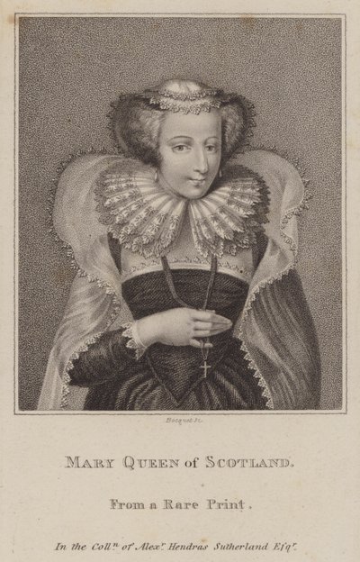 María, Reina de Escocia (grabado) de European School
