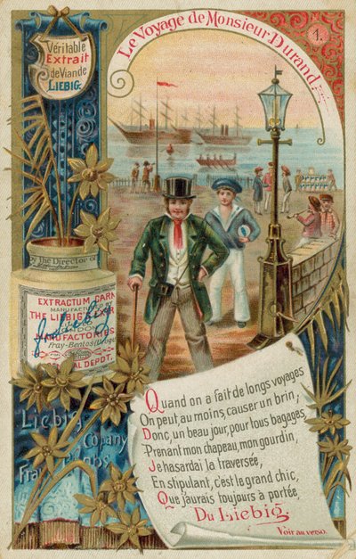 Monsieur Durand parte con su extracto de Liebig de European School