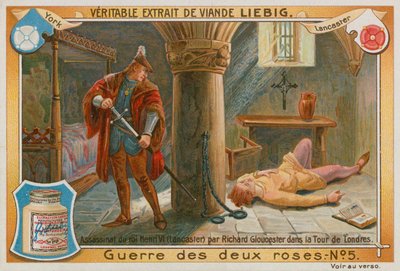 Asesinato del rey Enrique VI (cromolito) de European School