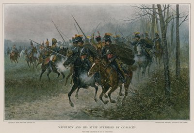 Napoleón y su estado mayor sorprendidos por cosacos de European School