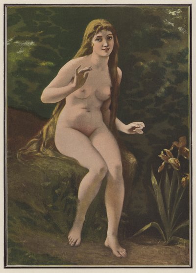 El canto del ruiseñor (litografia en color) de European School