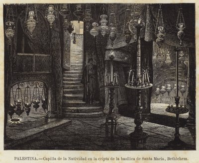 Capilla de la Natividad en la cripta de la basílica de Santa María, Belén de European School