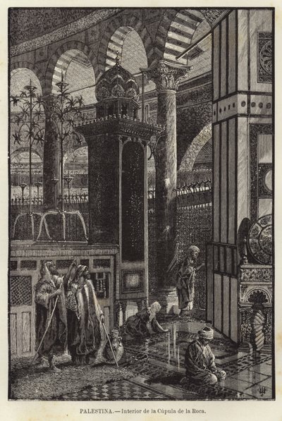 Interior de la Cúpula de la Roca de European School