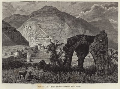 Palestina, Monte de la Cuarentena, desde Jericó de European School