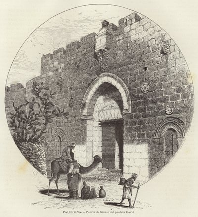 Palestina, Puerta de Sion o del profeta David de European School