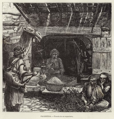 Palestina, Tienda de un especiero de European School