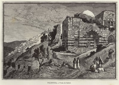 Vista de Safed de European School