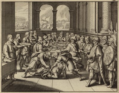 Parábola de la fiesta de bodas (grabado) de European School