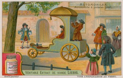 Coche a pedales, 1690 de European School
