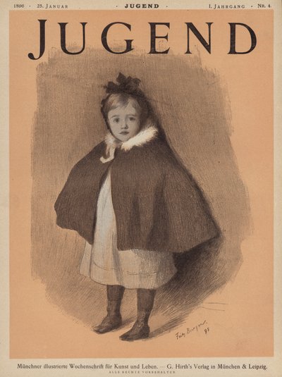 Retrato de una niña con capa de European School