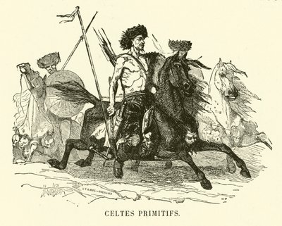 Guerreros celtas primitivos de European School