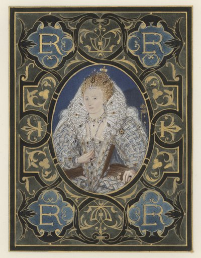Reina Isabel (litografia en color) de European School