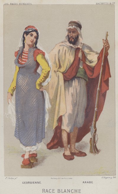 Raza Blanca, Georgiana, Árabe de European School