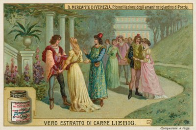 Reunión de los amantes en los jardines de Portia de European School