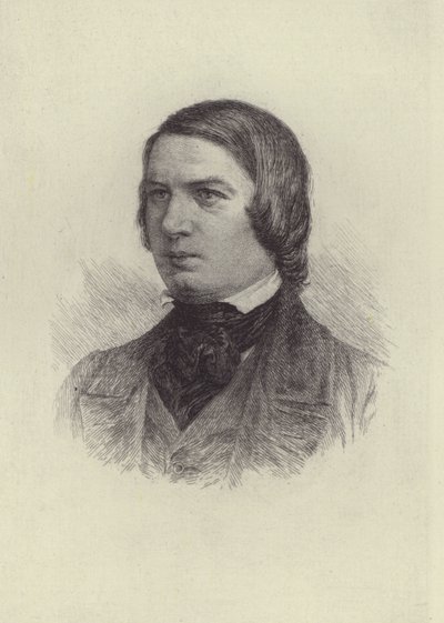 Robert Schumann (grabado) de European School