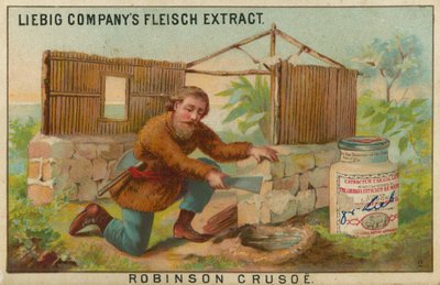 Robinson Crusoe, Construcción de la Cabaña de European School