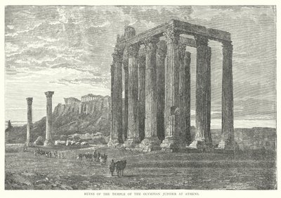 Ruinas del Templo de Zeus Olímpico en Atenas de European School