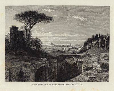 Ruinas de los palacios de los emperadores en el Palatino de European School
