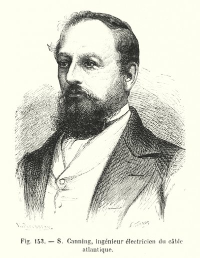 S Canning, ingenieur electricien du cable atlantique de European School